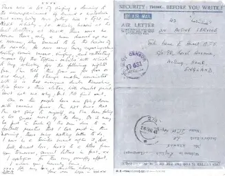 Airmail letter