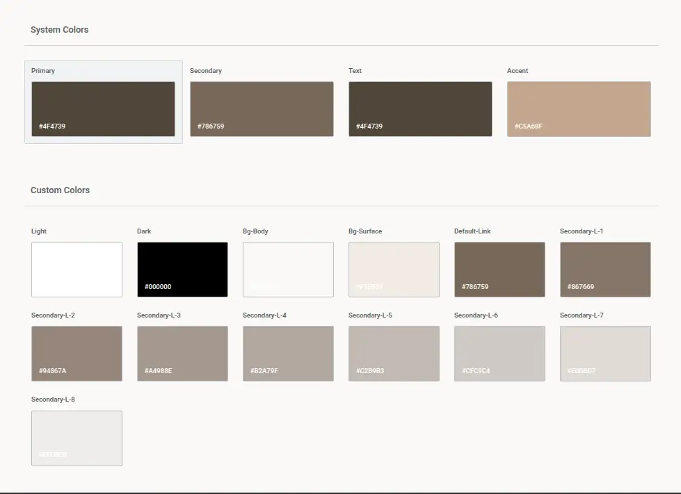 Color Palette(