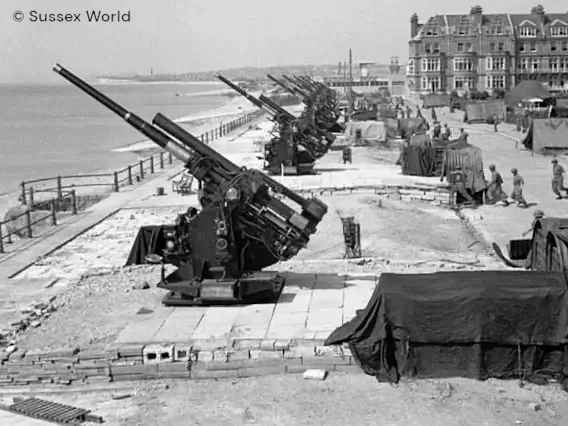 Guns at the seaside Hastings