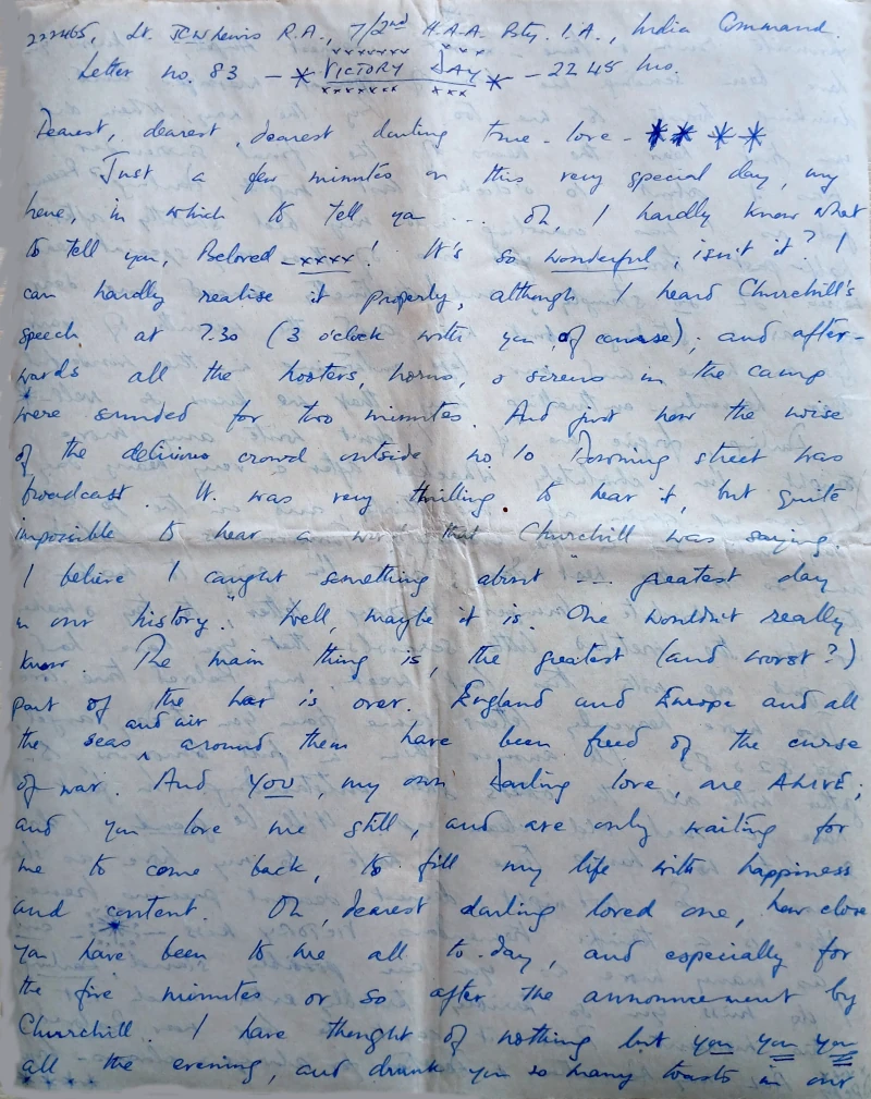 VE-Day Letter