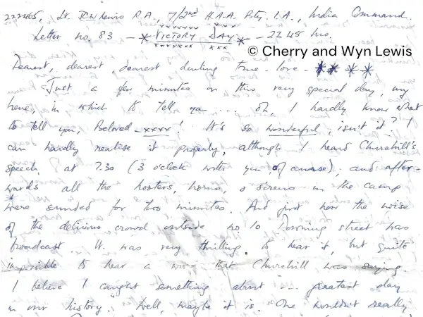 Victory Day letter