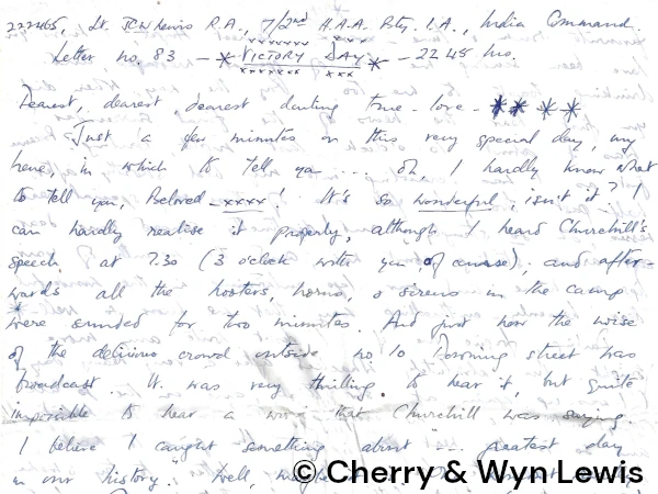 Victory Day letter